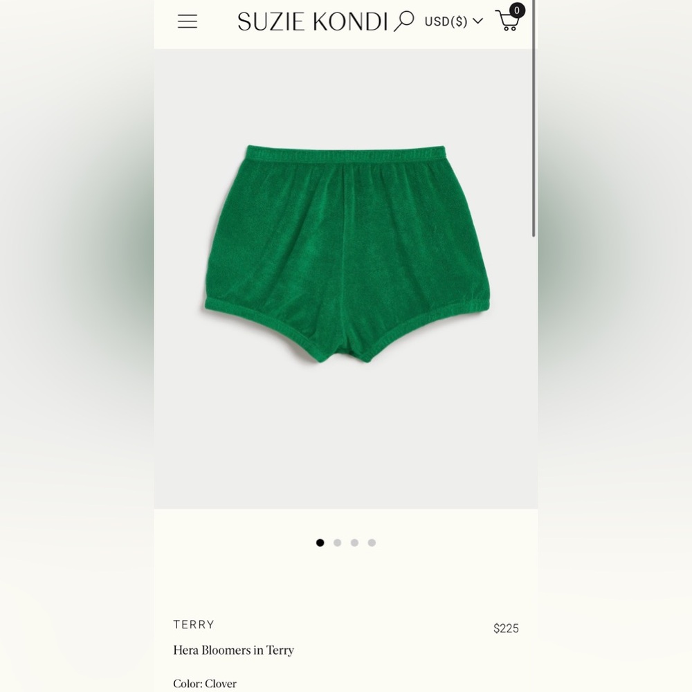 Suzie Kondi Clover Green Hera Bloomers